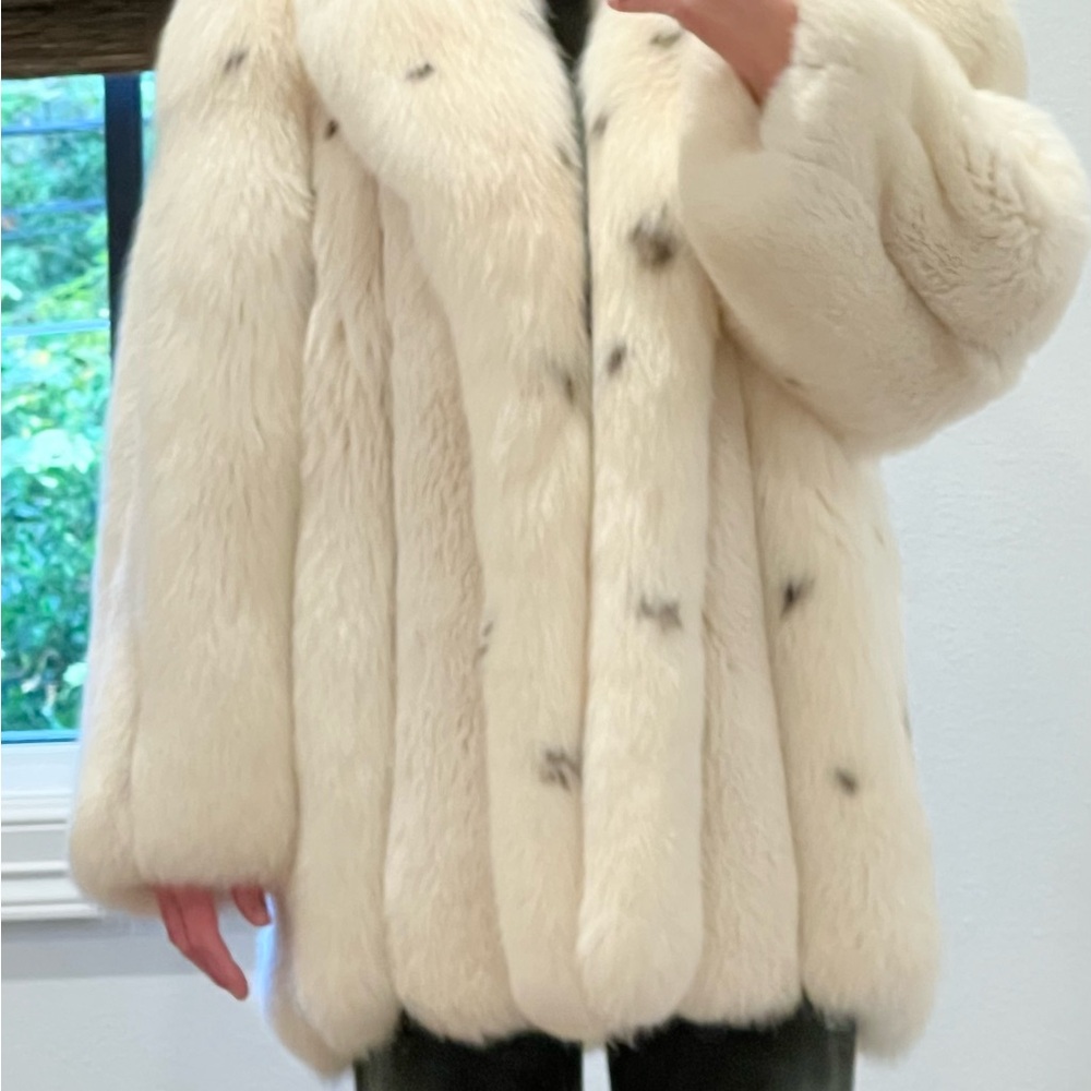 Fox fur coat